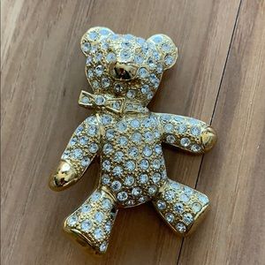 2” tall Vintage Teddy Bear pin